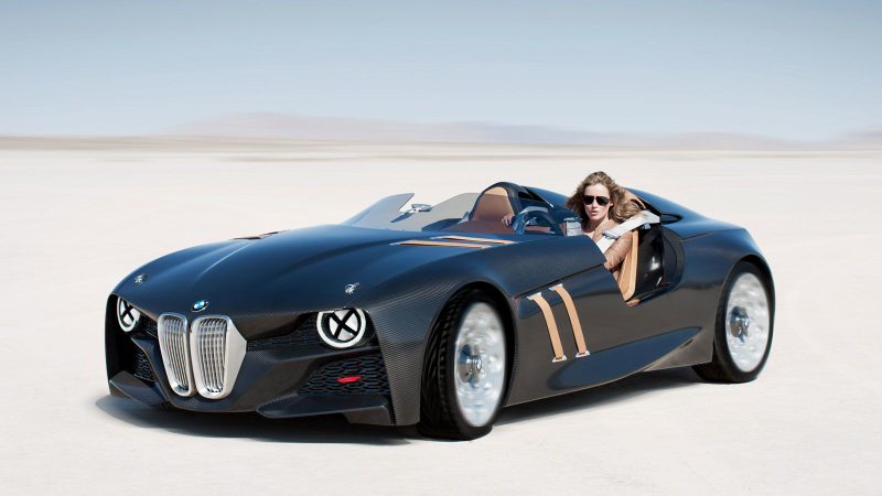 Illustration for article titled BMW 328 Hommage Concept: Retro, Sexy, Cool